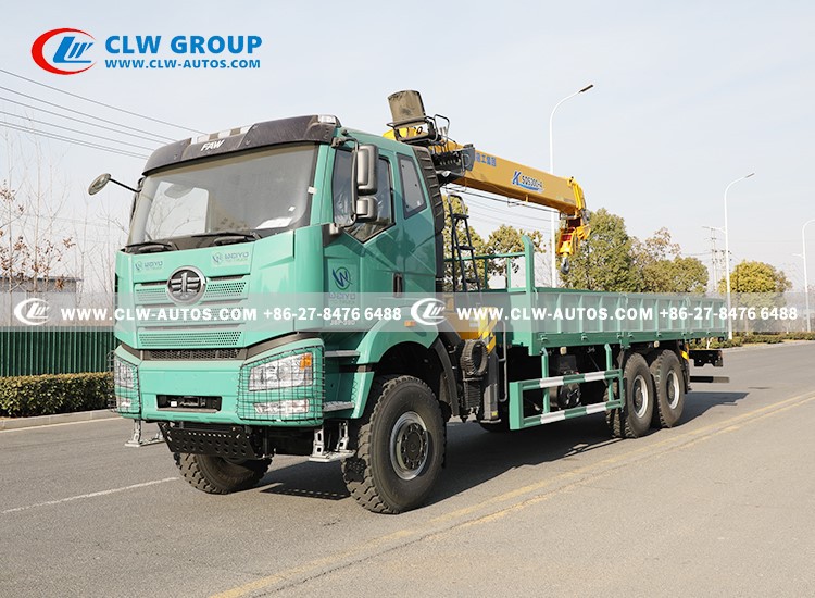 6X6 Truck with Crane 13