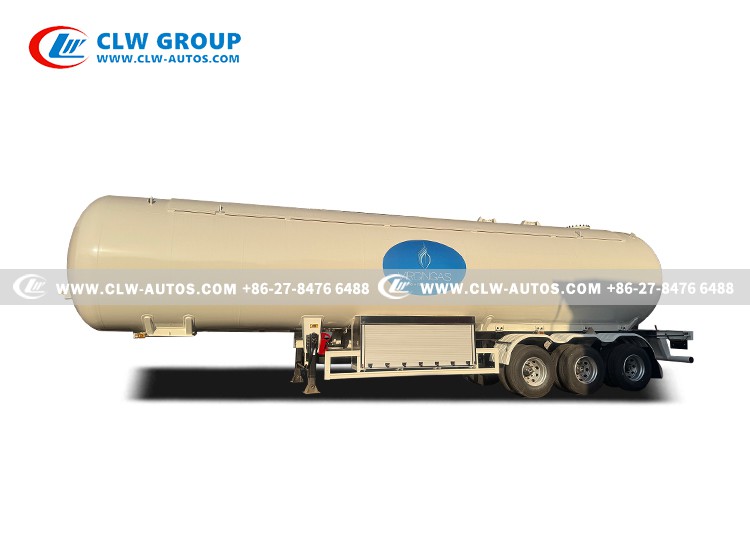 Zimbabwe 60m3 LPG Road Tanker Trailer 6