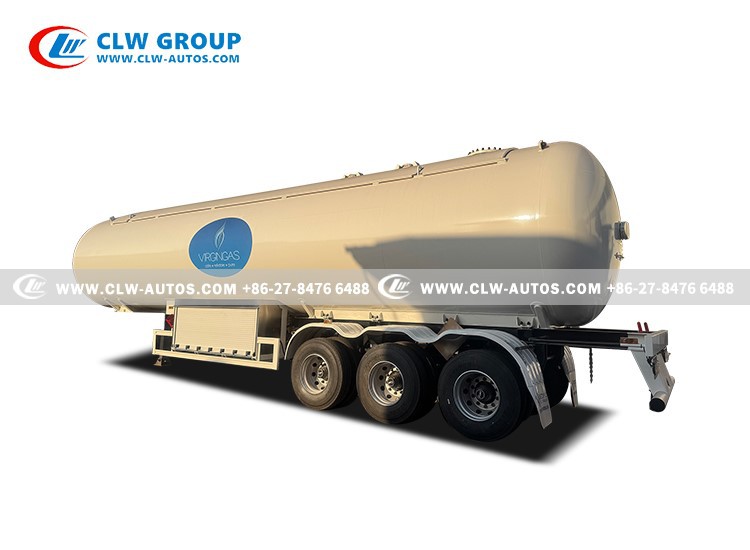 Zimbabwe 60m3 LPG Road Tanker Trailer 4