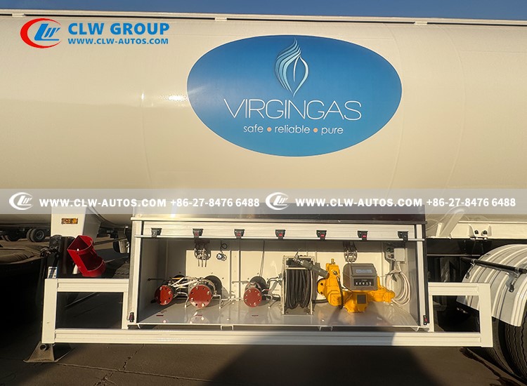 Zimbabwe 60m3 LPG Road Tanker Trailer 1