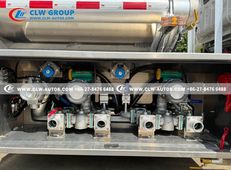4000L Oil Refueling Truck cafu design aliminum alloy tank foton aumark s cummins engine 141HP 2 dispenser 4