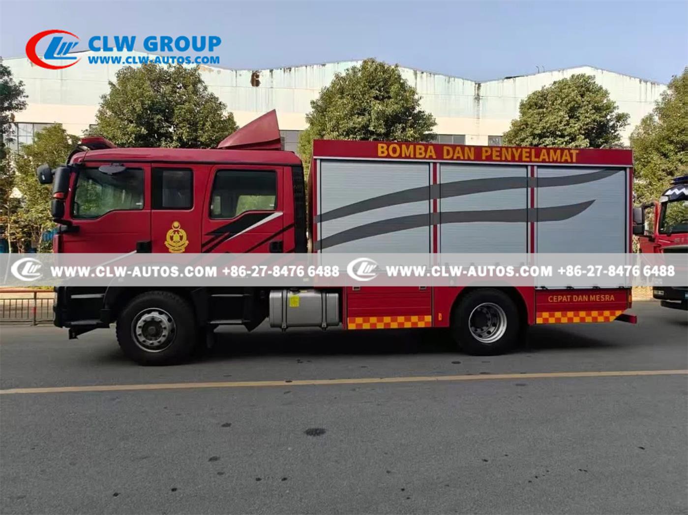 10 Units of CLW SITRAK 8-Ton Fire Trucks Successfully Exported to Malaysia