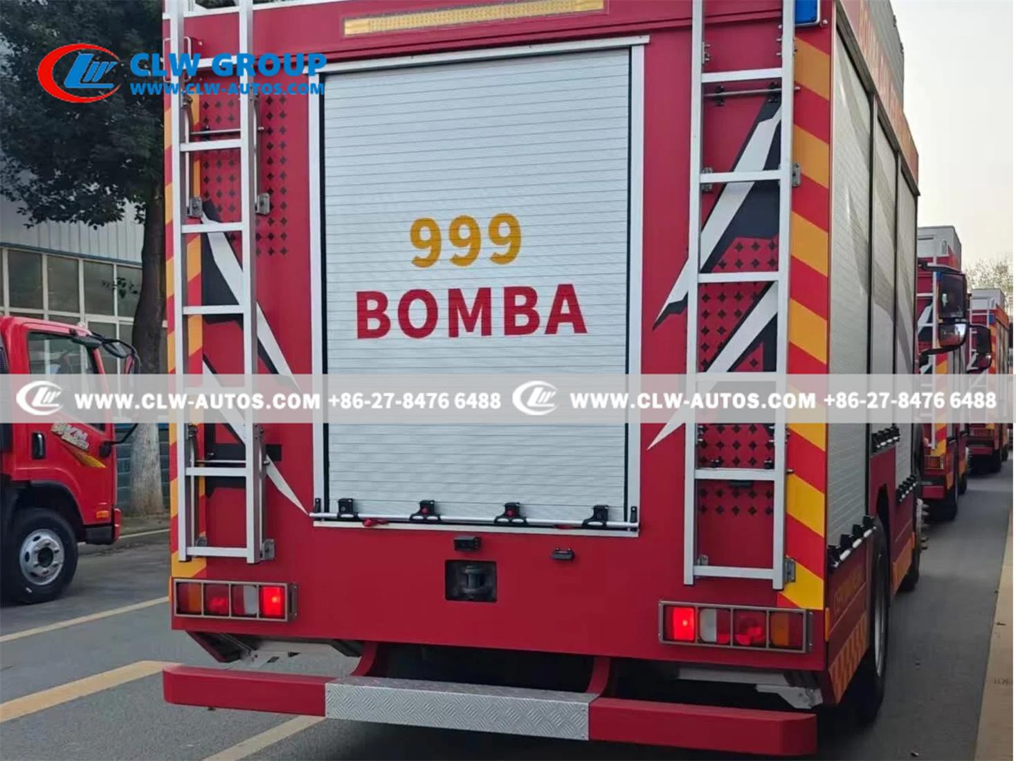 10 Units of CLW SITRAK 8-Ton Fire Trucks Successfully Exported to Malaysia2