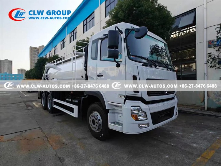 Dongfeng 64 375HP 10CBM Sewer Cleaning and Vacuum Truck Successfully Exported to Yemen