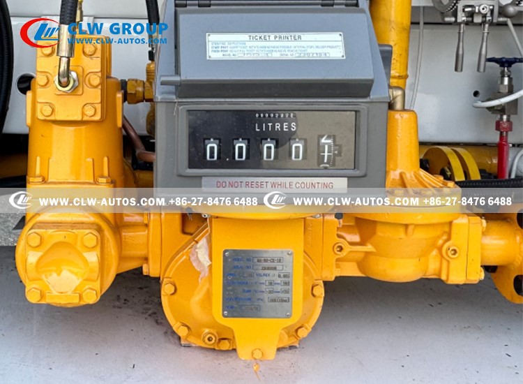 LPG volume flow meter