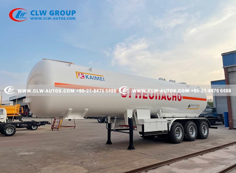 LPG Tank Trailer for Kazakhstan