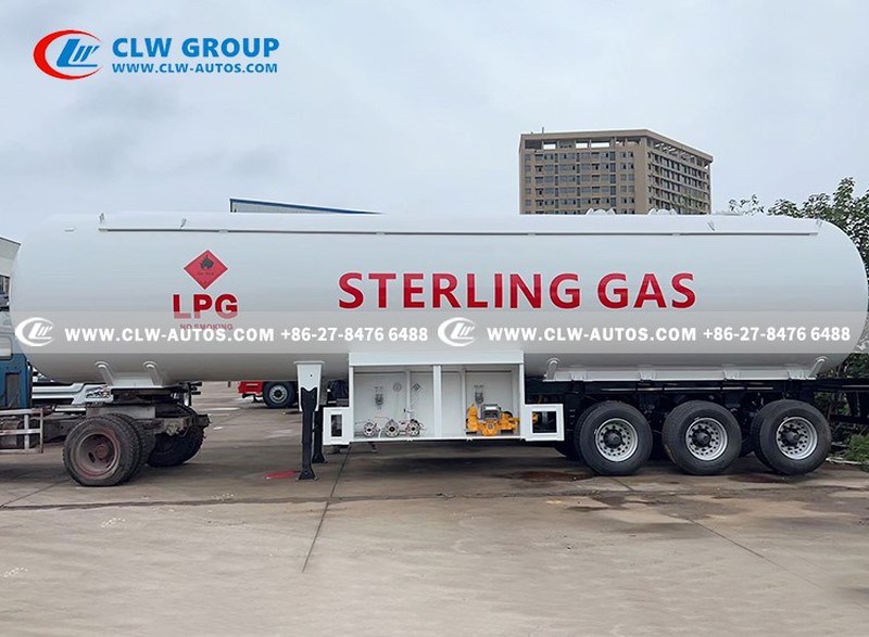 LPG Tank Trailer for Zimbabwe