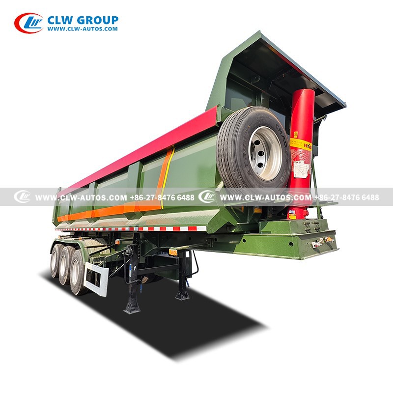 45 Ton 3-Axle Rear-Tipping Semi-Trailer 3