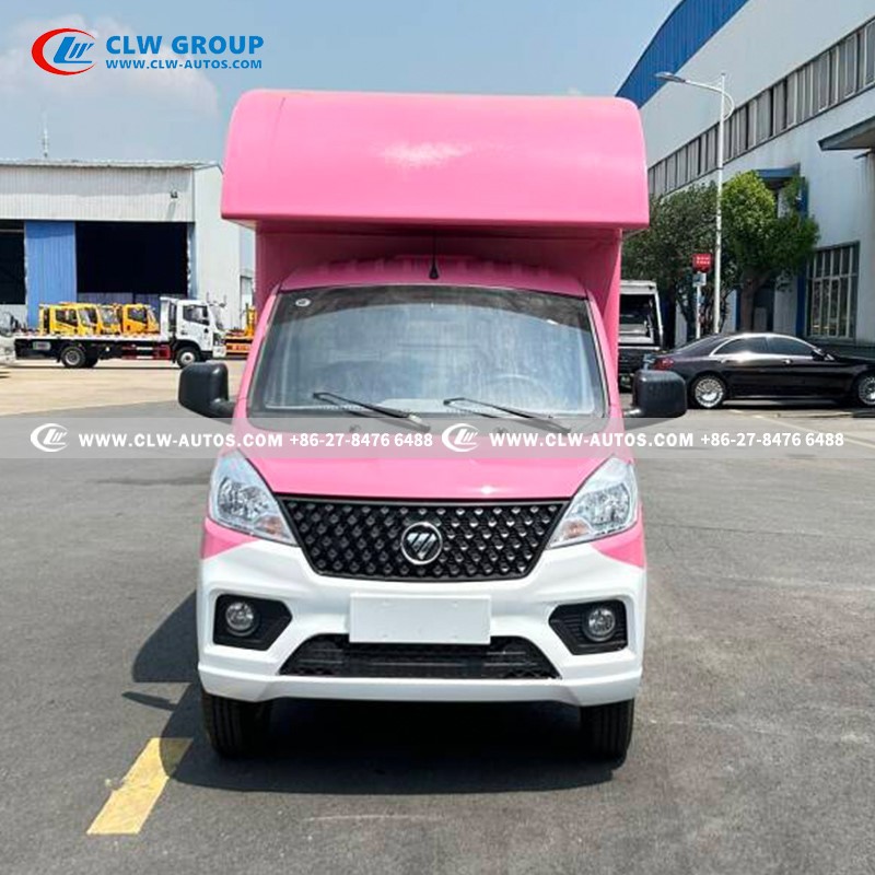 FOTON 4x2 Mobile Food Truck Mini Ice Cream Vending Vehicle with Insulated Cargo Body 8