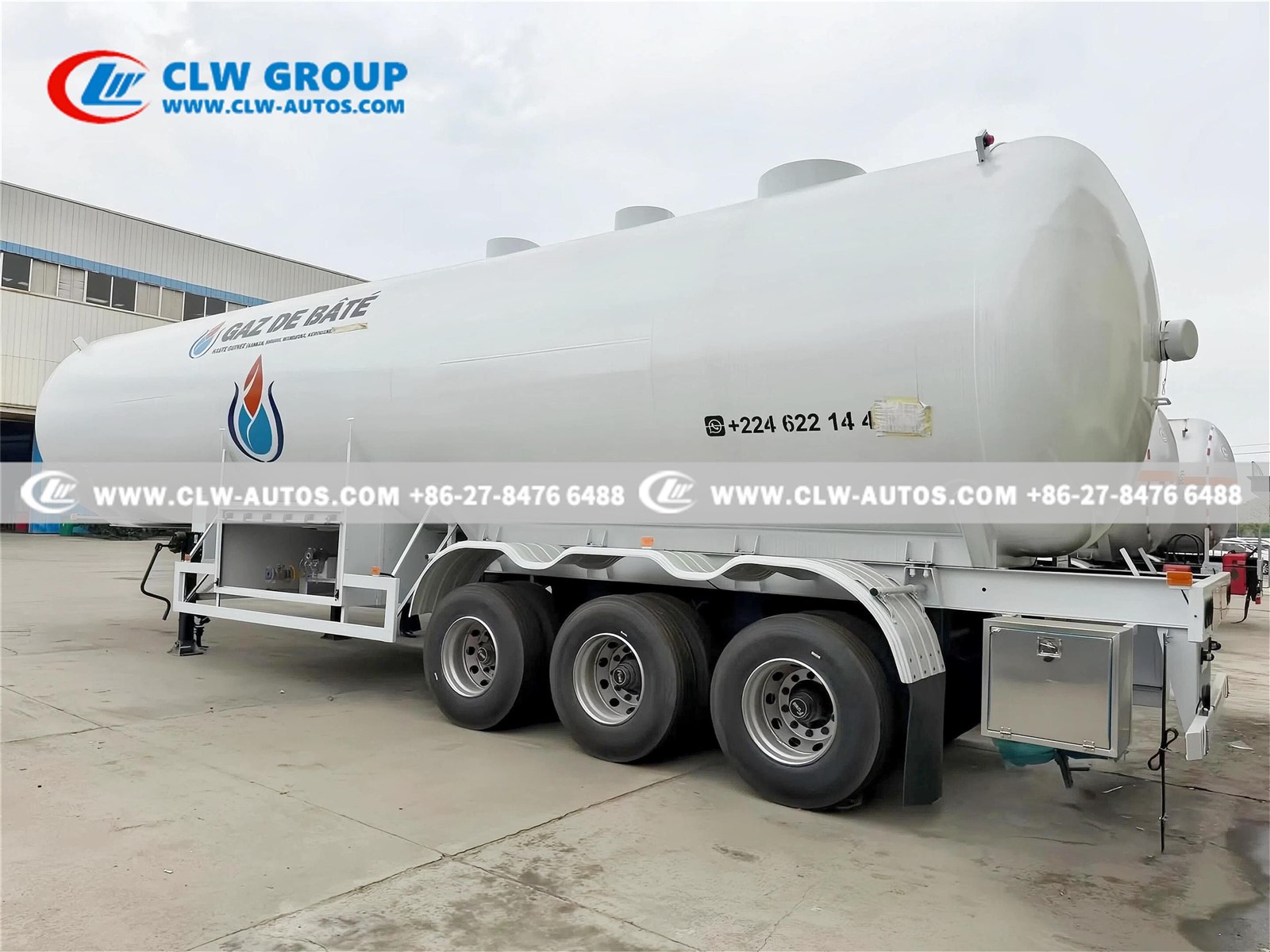 CLW Group Ships a 25-ton 30-ton LPG tanker semi trailer to Guinea 1