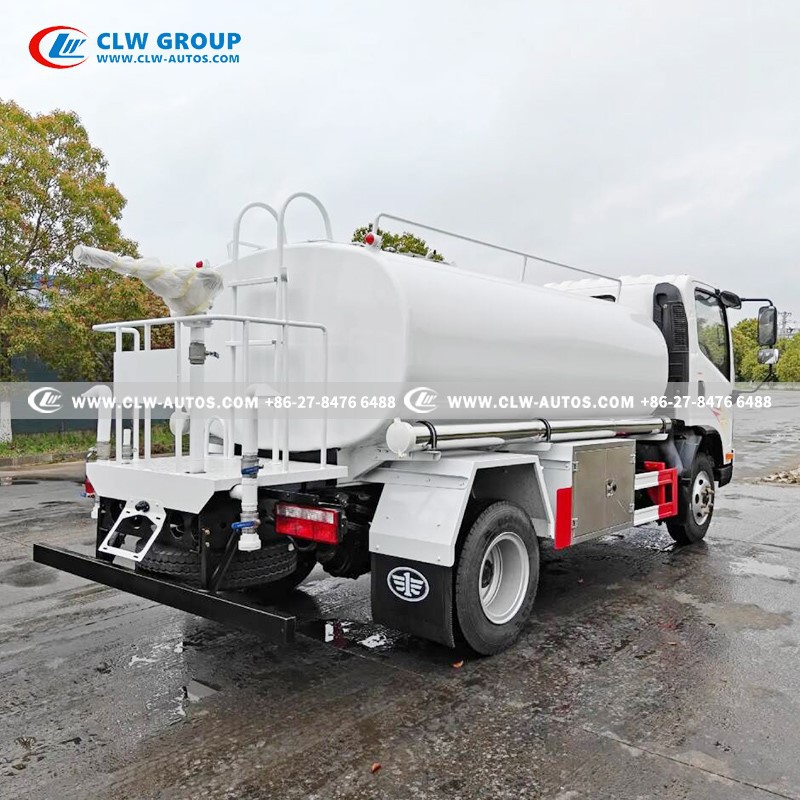 FAW Light Truck 5m Stainless Steel Water Sprinkler Truck 11