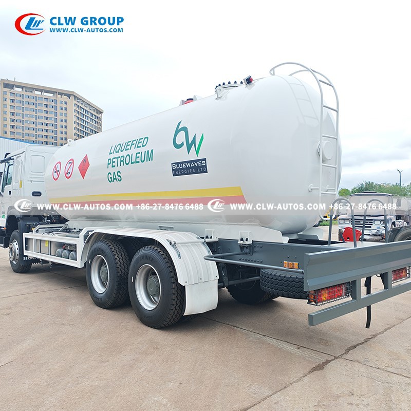 HOWO 10 Tons Propane Tanker truck 9