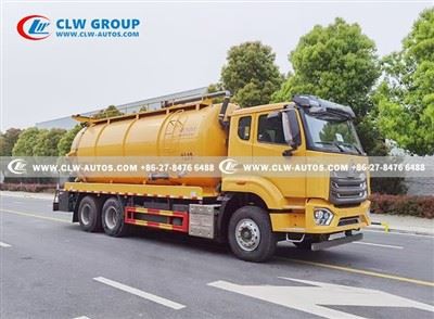20cbm HOWO Sewer Cleaning And Vacuum Truck factory