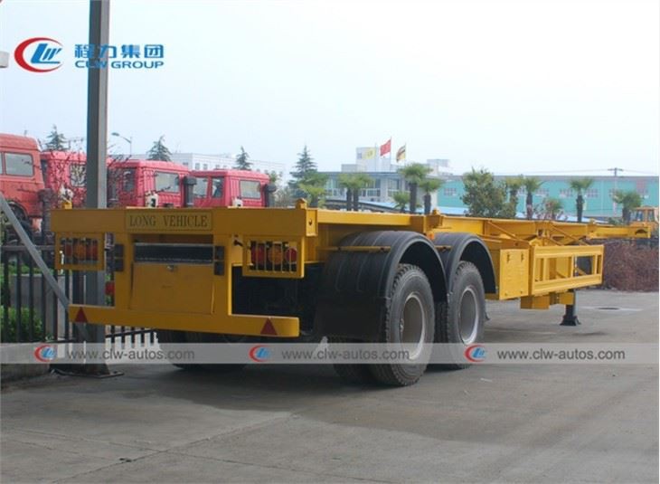 20FT 2 Axle Container Load Skeleton Trailer