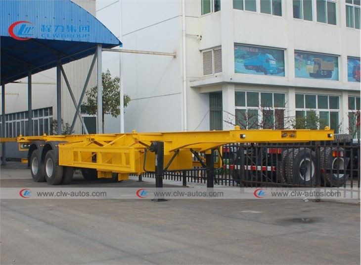 20FT 2 Axle Container Load Skeleton Trailer