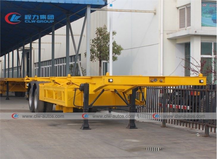 20FT 2 Axle Container Load Skeleton Trailer