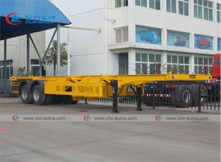 20FT 2 Axle Container Load Skeleton Trailer
