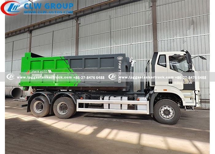 FAW 20m³ Hook Llift Garbage Truck