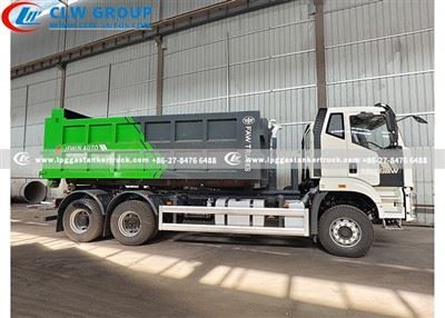FAW 20m³ Hook Llift Garbage Truck high quality
