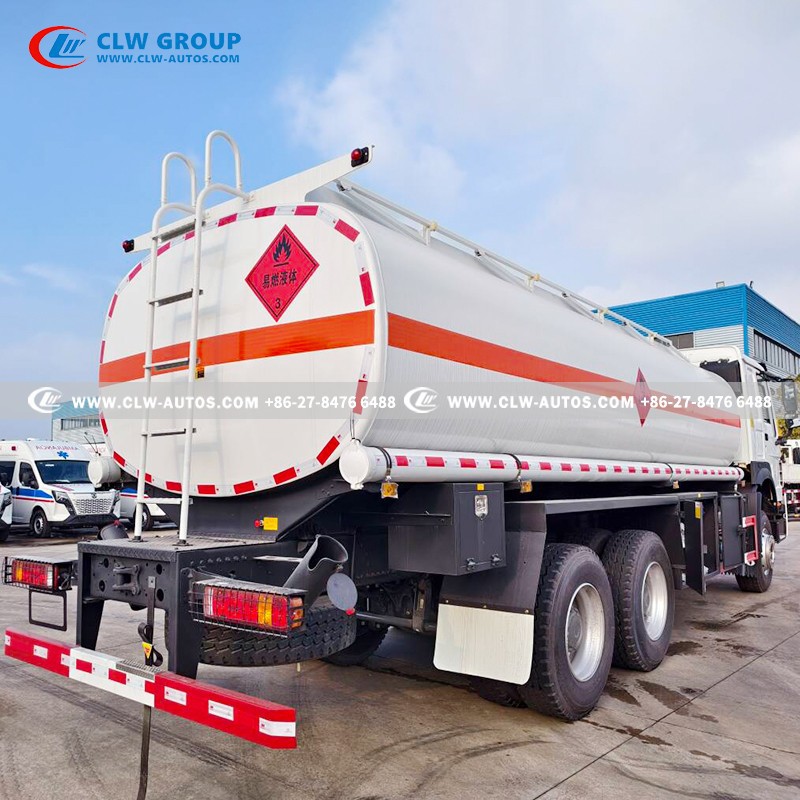 20m3 multi compartment oil tanker HOWO