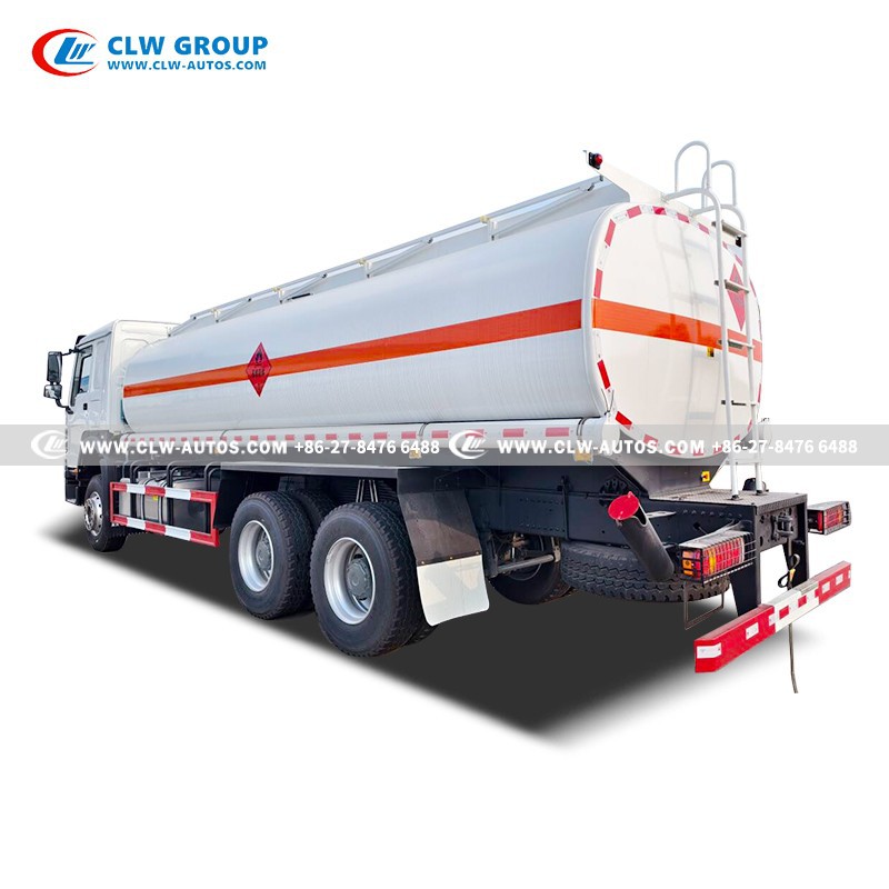 20m3 multi compartment oil tanker HOWO