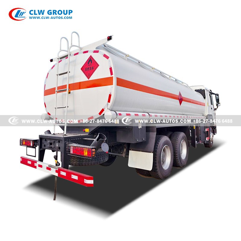 20m3 multi compartment oil tanker HOWO