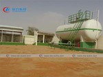 20Metric Ton LPG Gas Cylinder Filling Tanker Station Niger