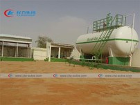 20Metric Ton LPG Gas Cylinder Filling Tanker Station Niger
