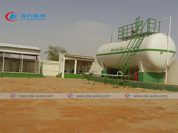 20Metric Ton LPG Gas Cylinder Filling Tanker Station Niger