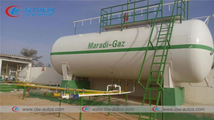 20Metric Ton LPG Gas Cylinder Filling Tanker Station Niger