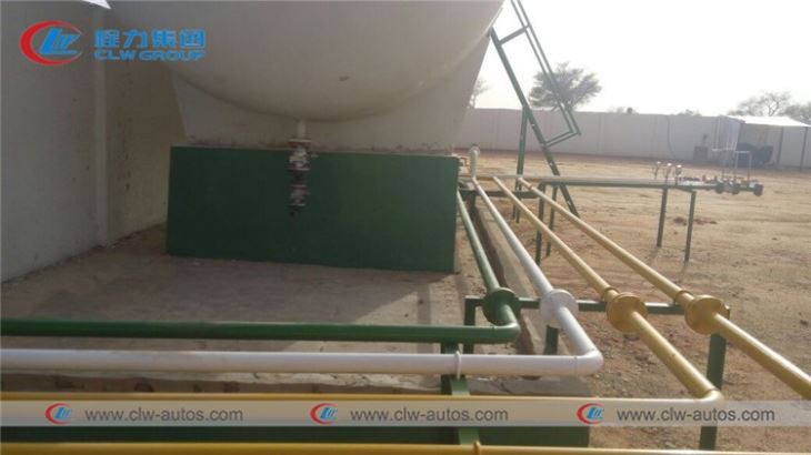 20Metric Ton LPG Gas Cylinder Filling Tanker Station Niger