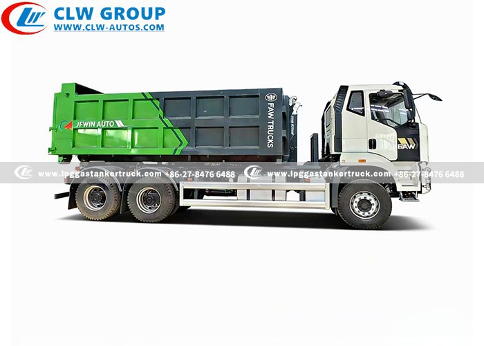 FAW 20m³ Hook Llift Garbage Truck