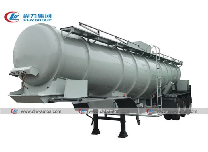 21M3 V-Type Concentrated Sulfuric Acid Tank Trailer