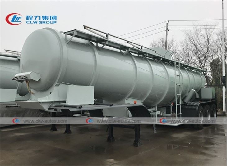 21M3 V-Type Concentrated Sulfuric Acid Tank Trailer