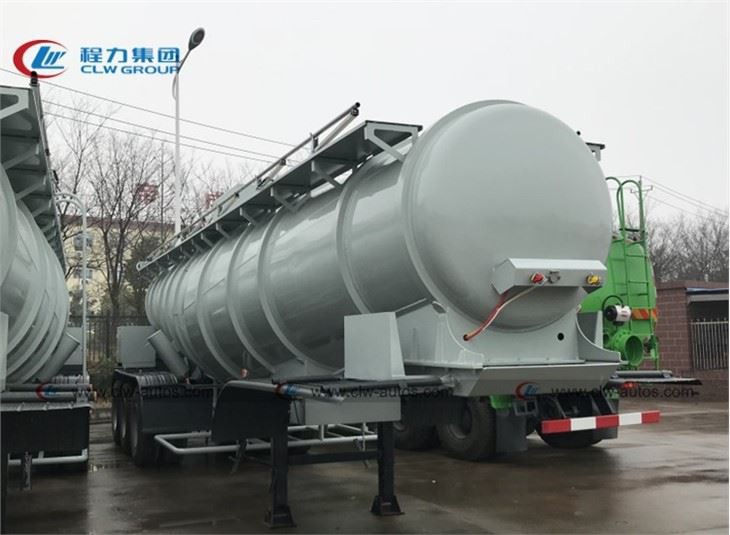 21M3 V-Type Concentrated Sulfuric Acid Tank Trailer