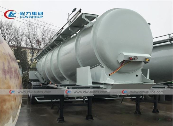 21M3 V-Type Concentrated Sulfuric Acid Tank Trailer