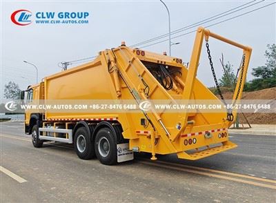 22cbm Garbage Compactor Truck With Swing Arm price