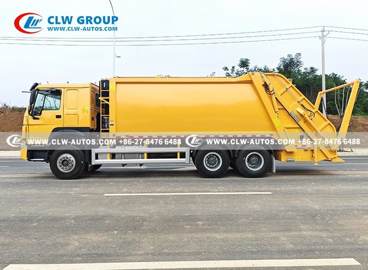 22cbm Garbage Compactor Truck With Swing Arm