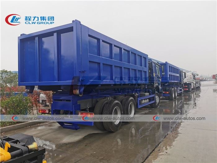 Hooklift Garbage Truck With 20m3 Roll-off Open Top Container