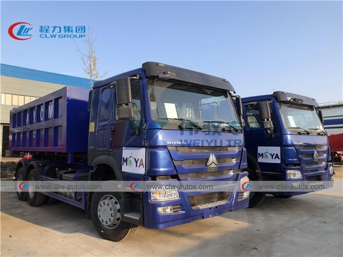 Hooklift Garbage Truck With 20m3 Roll-off Open Top Container
