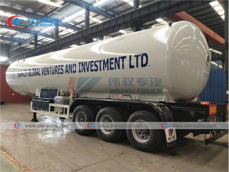 25 Metric Tons LPG Gas Bulk Transport Truck