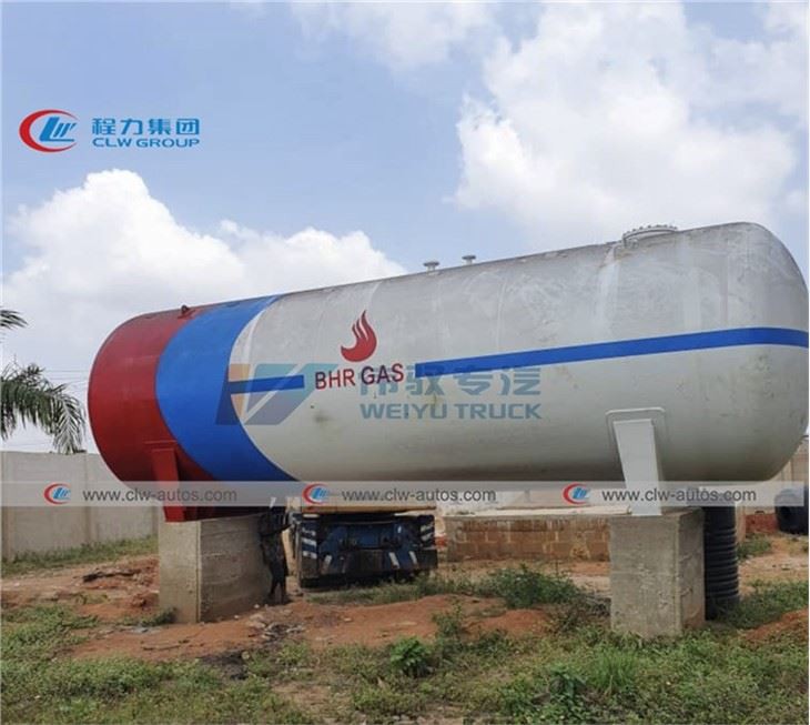 25tons Bulk LPG Bullet Tanks