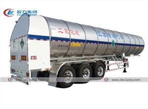 29.6M3 26Tons Liquid Carbon Dioxide Tank Trailer