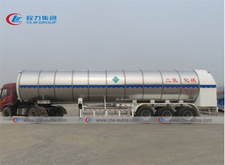 29.6M3 26Tons Liquid Carbon Dioxide Tank Trailer