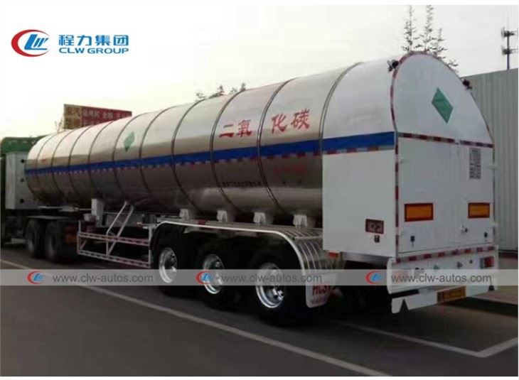 29.6M3 26Tons Liquid Carbon Dioxide Tank Trailer