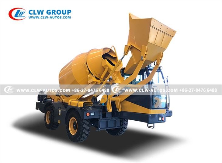 3.5CBM 4CBM Self-Loading Concrete Cement Mixer Truck