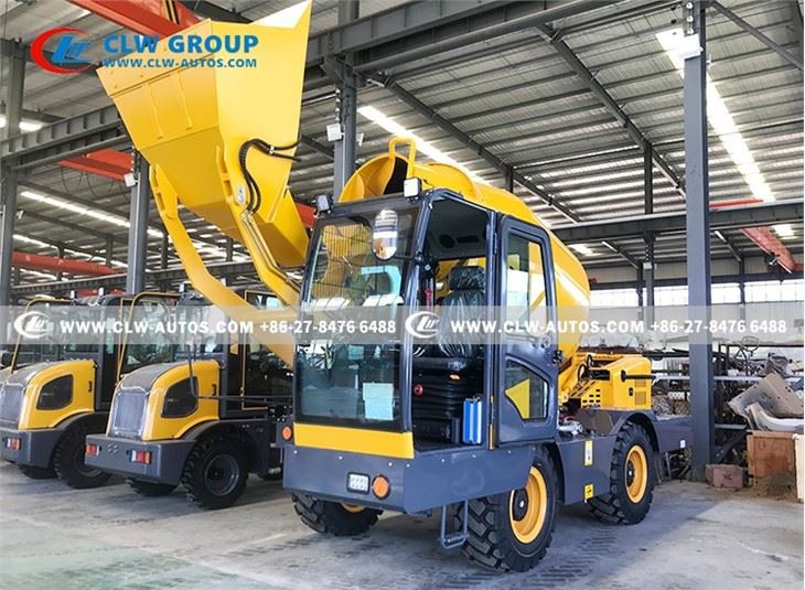 3.5CBM 4CBM Self-Loading Concrete Cement Mixer Truck