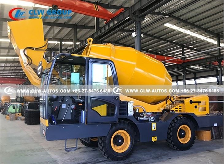 3.5CBM 4CBM Self-Loading Concrete Cement Mixer Truck