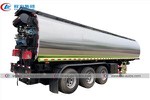 3 Alxe 40000liters Stainless Steel Bitumen Tanker Semi Trailer