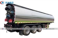 3 Alxe 40000liters Stainless Steel Bitumen Tanker Semi Trailer
